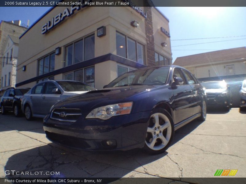 Regal Blue Pearl / Taupe 2006 Subaru Legacy 2.5 GT Limited Sedan