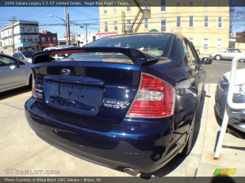 Regal Blue Pearl / Taupe 2006 Subaru Legacy 2.5 GT Limited Sedan