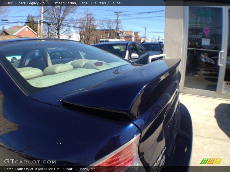 Regal Blue Pearl / Taupe 2006 Subaru Legacy 2.5 GT Limited Sedan