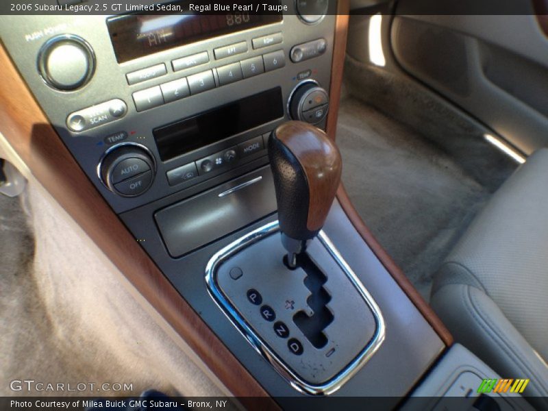 Regal Blue Pearl / Taupe 2006 Subaru Legacy 2.5 GT Limited Sedan