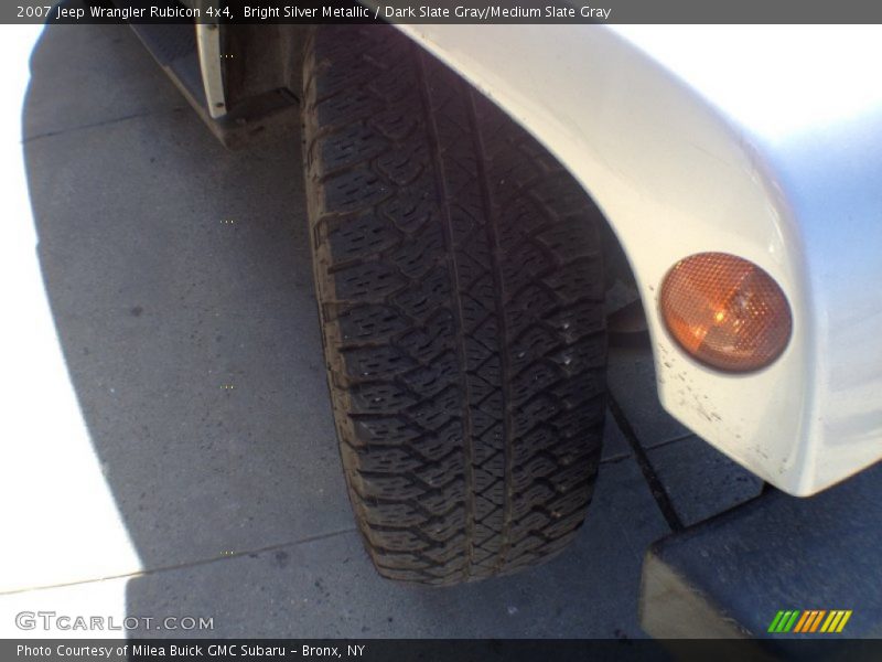 Bright Silver Metallic / Dark Slate Gray/Medium Slate Gray 2007 Jeep Wrangler Rubicon 4x4