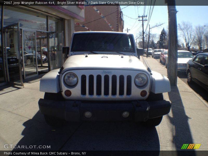 Bright Silver Metallic / Dark Slate Gray/Medium Slate Gray 2007 Jeep Wrangler Rubicon 4x4