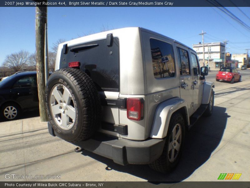 Bright Silver Metallic / Dark Slate Gray/Medium Slate Gray 2007 Jeep Wrangler Rubicon 4x4