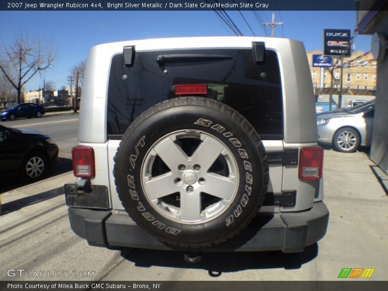 Bright Silver Metallic / Dark Slate Gray/Medium Slate Gray 2007 Jeep Wrangler Rubicon 4x4