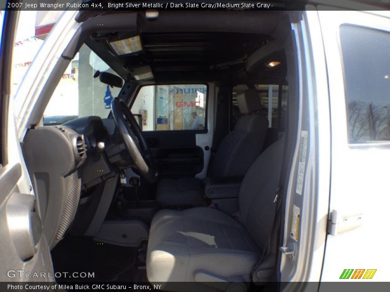 Bright Silver Metallic / Dark Slate Gray/Medium Slate Gray 2007 Jeep Wrangler Rubicon 4x4