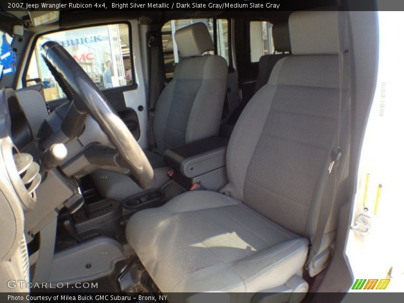 Bright Silver Metallic / Dark Slate Gray/Medium Slate Gray 2007 Jeep Wrangler Rubicon 4x4