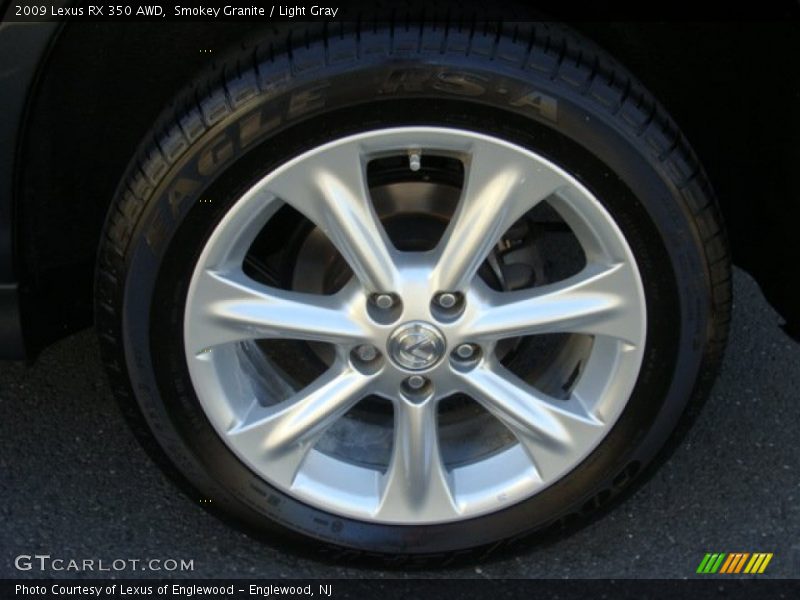 Smokey Granite / Light Gray 2009 Lexus RX 350 AWD