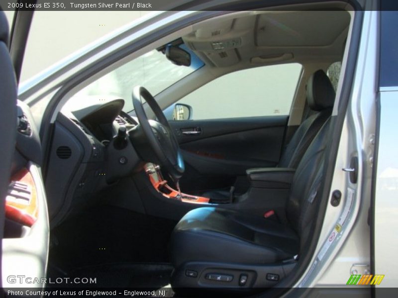 Tungsten Silver Pearl / Black 2009 Lexus ES 350