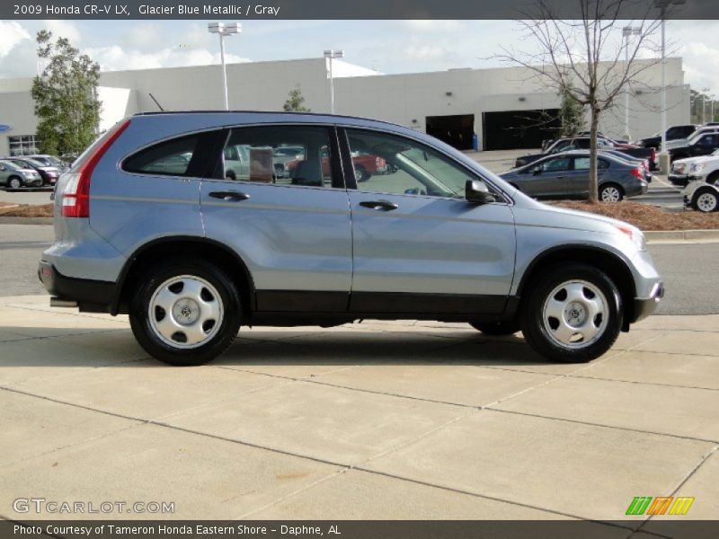 Glacier Blue Metallic / Gray 2009 Honda CR-V LX