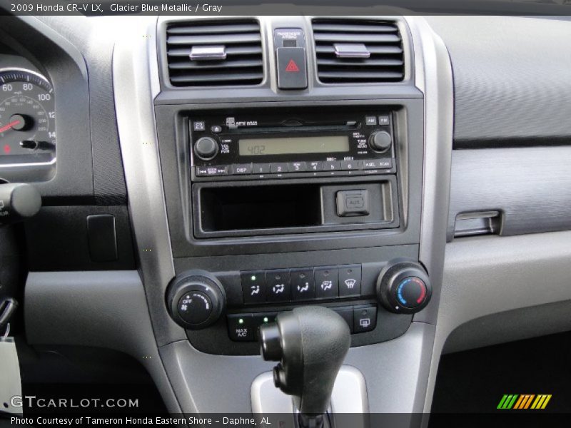 Glacier Blue Metallic / Gray 2009 Honda CR-V LX