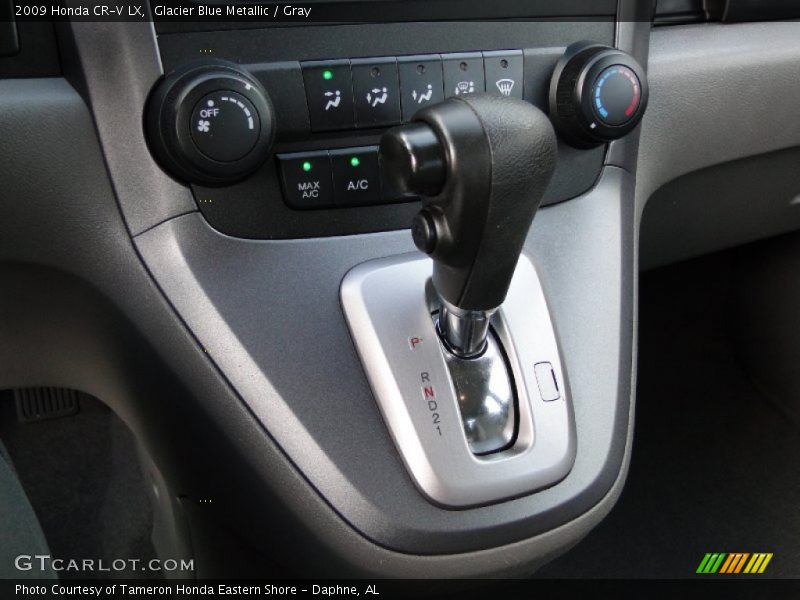 Glacier Blue Metallic / Gray 2009 Honda CR-V LX