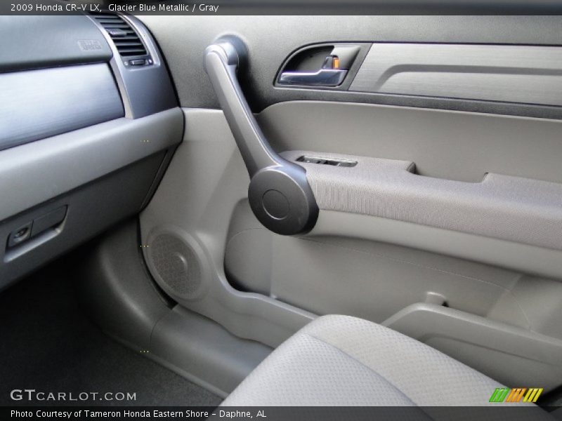 Glacier Blue Metallic / Gray 2009 Honda CR-V LX