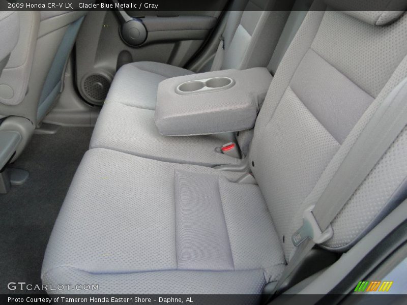 Glacier Blue Metallic / Gray 2009 Honda CR-V LX