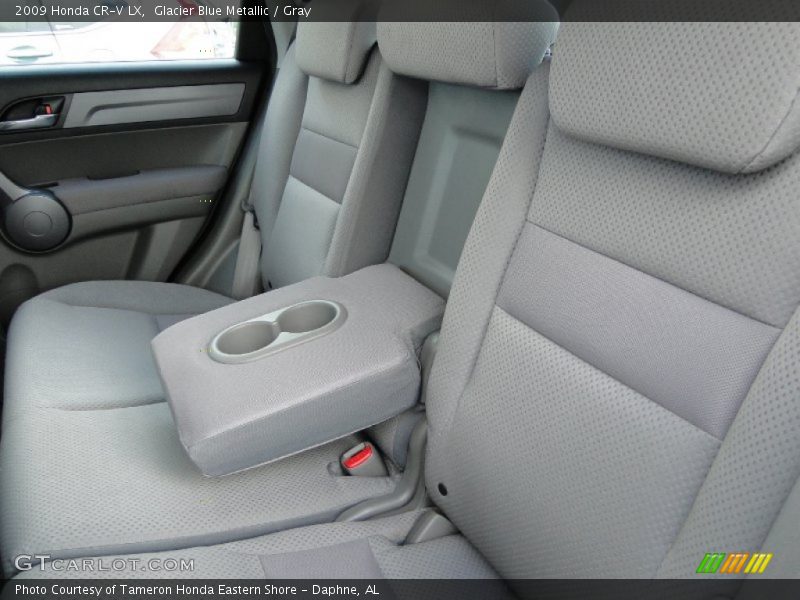 Glacier Blue Metallic / Gray 2009 Honda CR-V LX