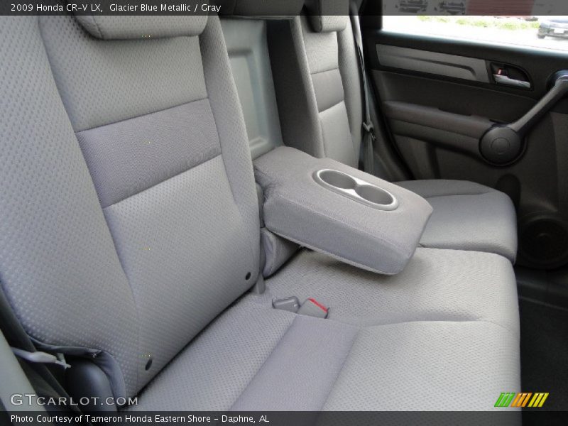 Glacier Blue Metallic / Gray 2009 Honda CR-V LX