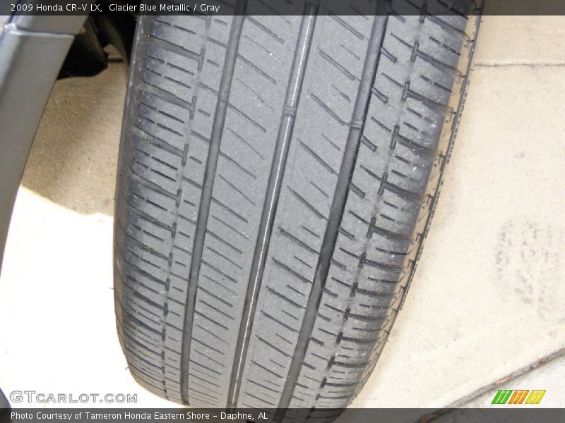 Glacier Blue Metallic / Gray 2009 Honda CR-V LX