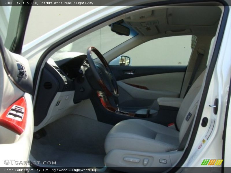 Starfire White Pearl / Light Gray 2008 Lexus ES 350