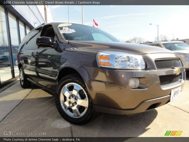 Desert Brown Metallic / Cashmere Beige 2008 Chevrolet Uplander LT