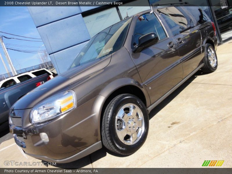 Desert Brown Metallic / Cashmere Beige 2008 Chevrolet Uplander LT