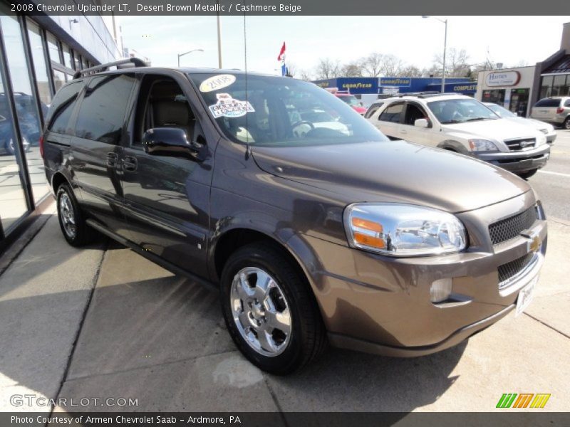 Desert Brown Metallic / Cashmere Beige 2008 Chevrolet Uplander LT