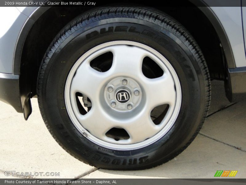 Glacier Blue Metallic / Gray 2009 Honda CR-V LX