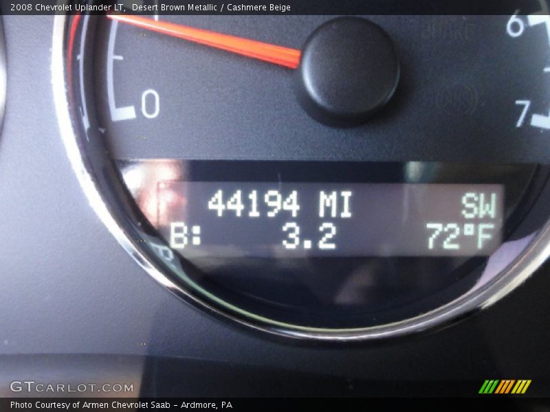 Desert Brown Metallic / Cashmere Beige 2008 Chevrolet Uplander LT