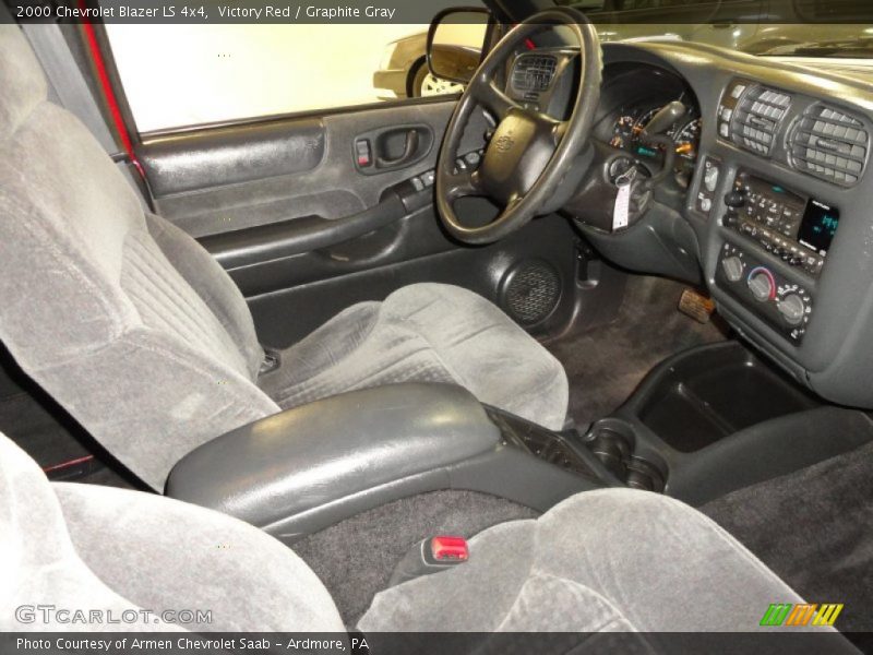 Victory Red / Graphite Gray 2000 Chevrolet Blazer LS 4x4