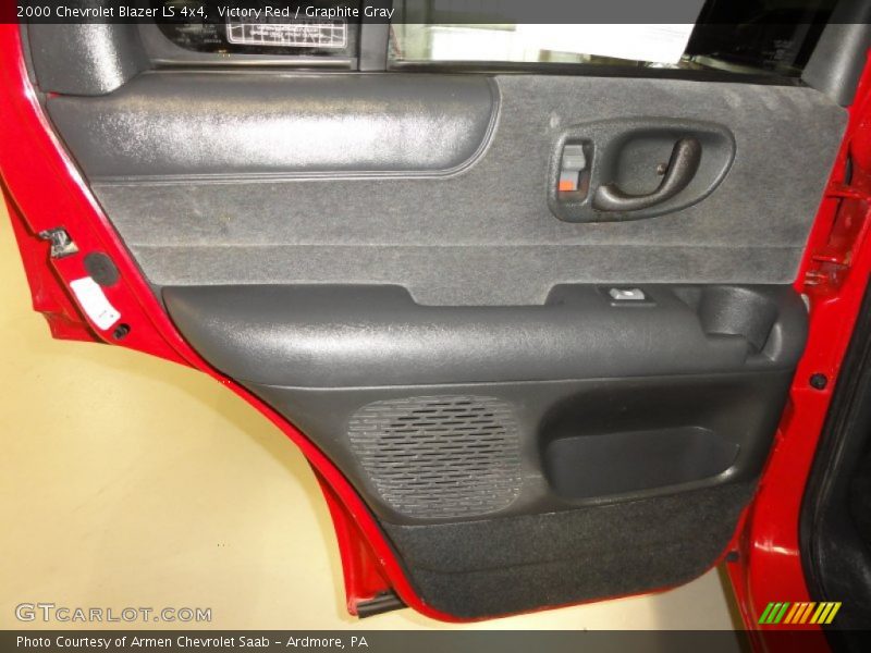 Victory Red / Graphite Gray 2000 Chevrolet Blazer LS 4x4