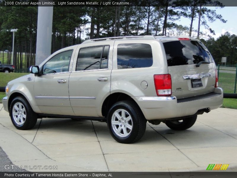 Light Sandstone Metallic / Light Graystone 2008 Chrysler Aspen Limited