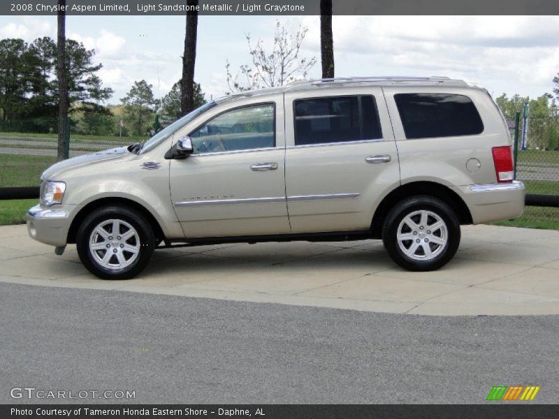 Light Sandstone Metallic / Light Graystone 2008 Chrysler Aspen Limited