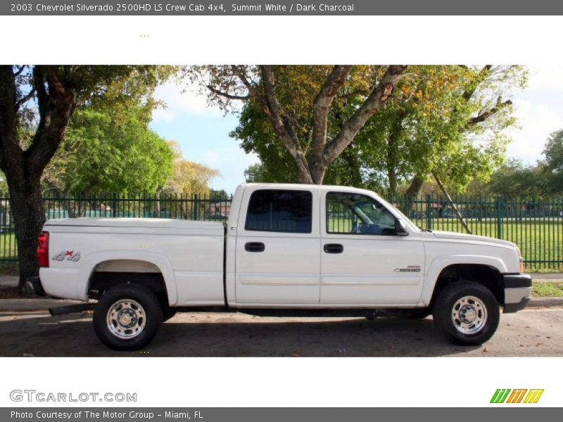 Summit White / Dark Charcoal 2003 Chevrolet Silverado 2500HD LS Crew Cab 4x4