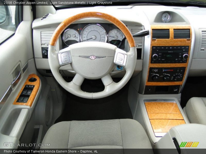 Light Sandstone Metallic / Light Graystone 2008 Chrysler Aspen Limited