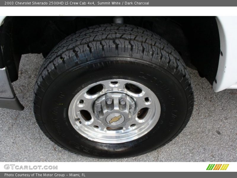 Summit White / Dark Charcoal 2003 Chevrolet Silverado 2500HD LS Crew Cab 4x4