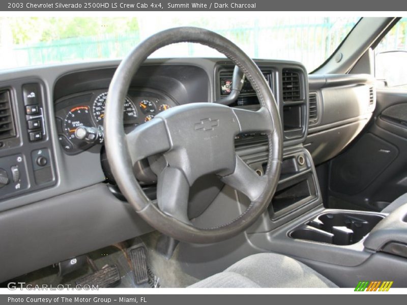 Summit White / Dark Charcoal 2003 Chevrolet Silverado 2500HD LS Crew Cab 4x4