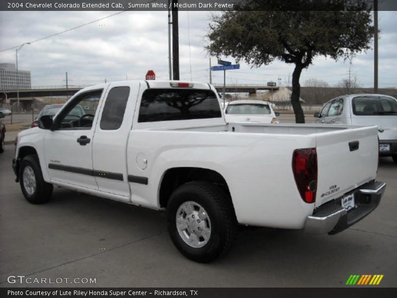 Summit White / Medium Dark Pewter 2004 Chevrolet Colorado Extended Cab