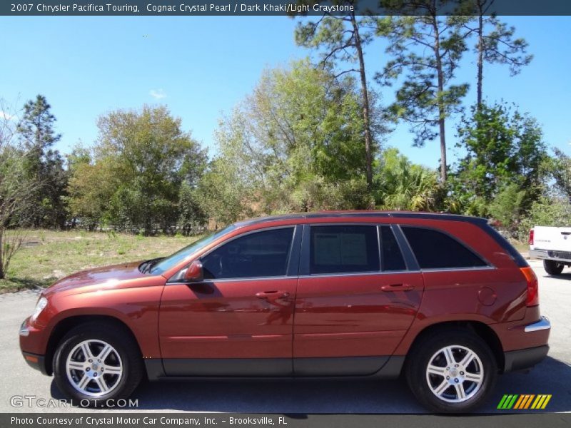 Cognac Crystal Pearl / Dark Khaki/Light Graystone 2007 Chrysler Pacifica Touring