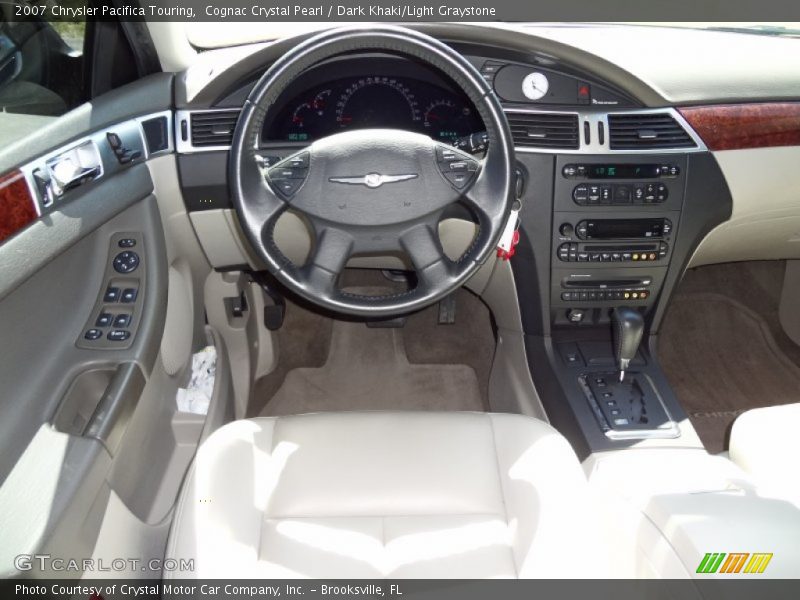Cognac Crystal Pearl / Dark Khaki/Light Graystone 2007 Chrysler Pacifica Touring