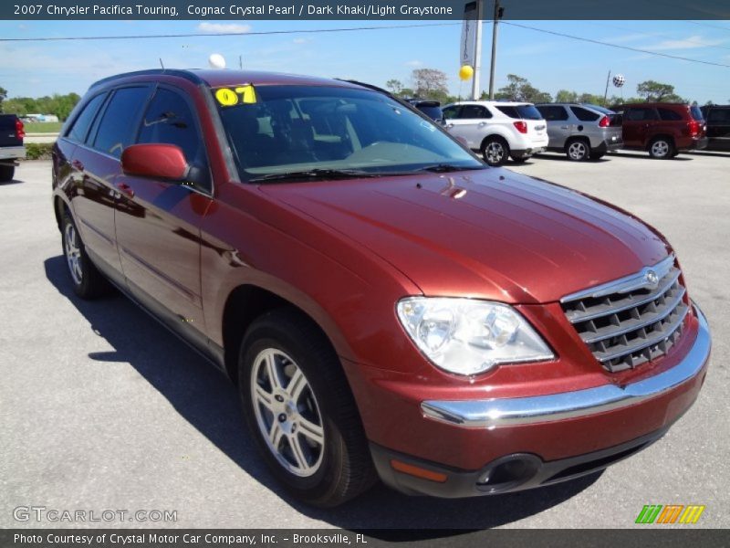 Cognac Crystal Pearl / Dark Khaki/Light Graystone 2007 Chrysler Pacifica Touring