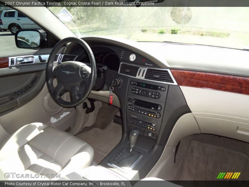 Cognac Crystal Pearl / Dark Khaki/Light Graystone 2007 Chrysler Pacifica Touring