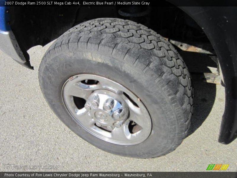Electric Blue Pearl / Medium Slate Gray 2007 Dodge Ram 2500 SLT Mega Cab 4x4