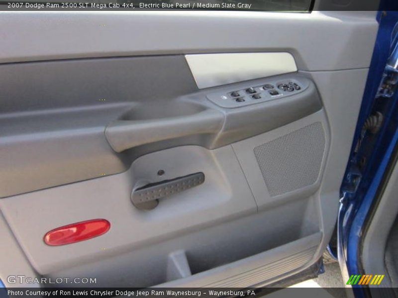 Electric Blue Pearl / Medium Slate Gray 2007 Dodge Ram 2500 SLT Mega Cab 4x4