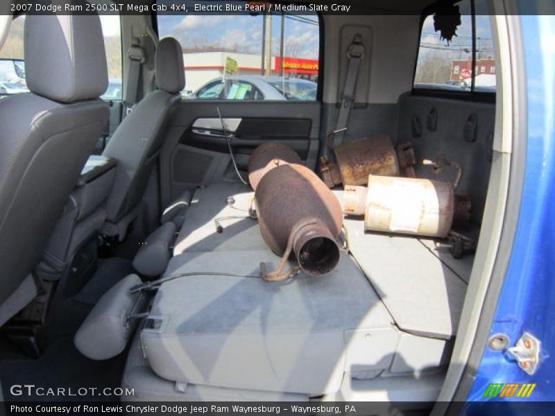 Electric Blue Pearl / Medium Slate Gray 2007 Dodge Ram 2500 SLT Mega Cab 4x4