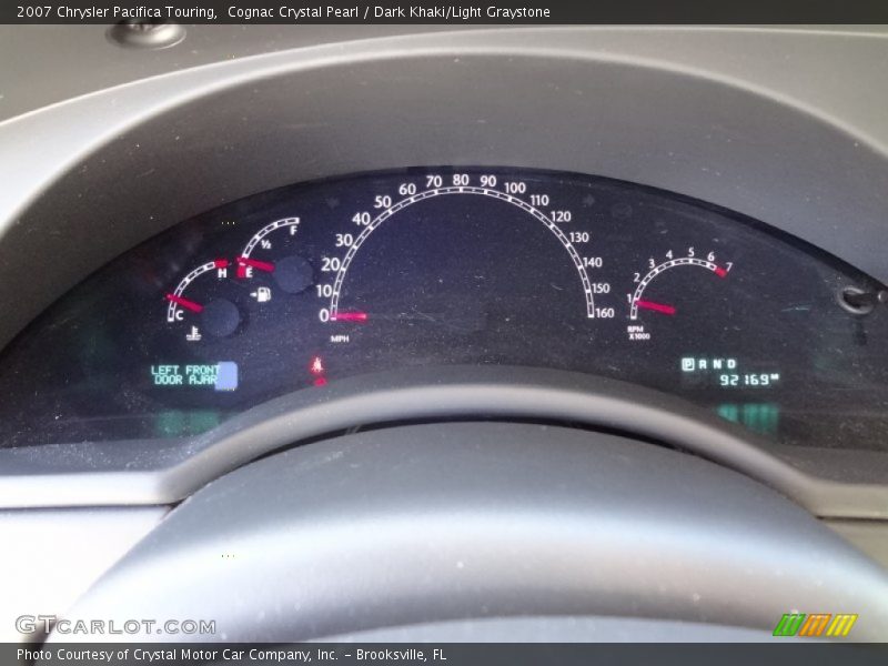 Cognac Crystal Pearl / Dark Khaki/Light Graystone 2007 Chrysler Pacifica Touring