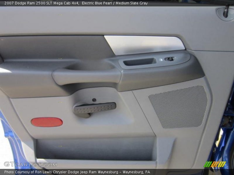 Electric Blue Pearl / Medium Slate Gray 2007 Dodge Ram 2500 SLT Mega Cab 4x4