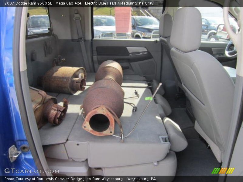 Electric Blue Pearl / Medium Slate Gray 2007 Dodge Ram 2500 SLT Mega Cab 4x4