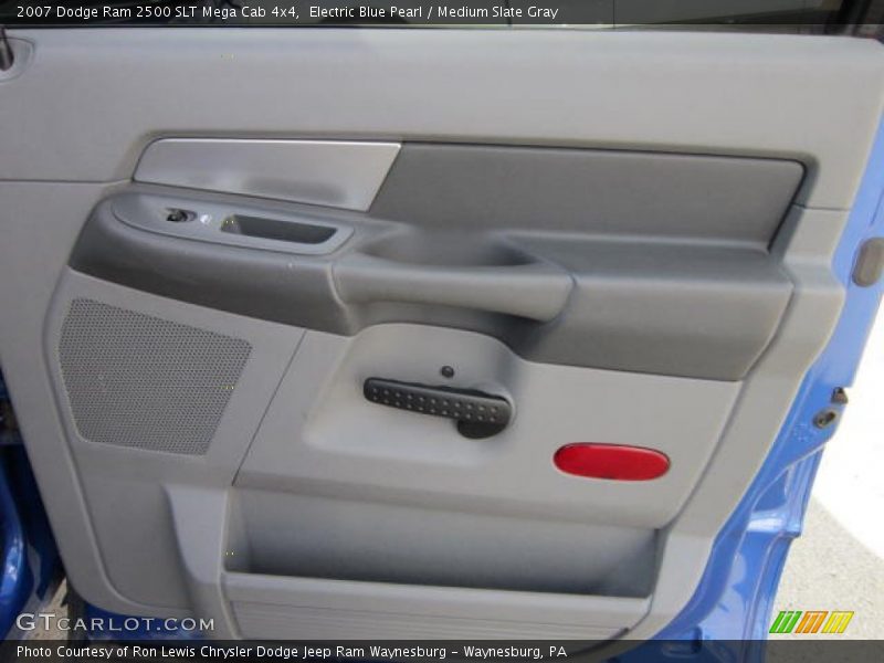 Electric Blue Pearl / Medium Slate Gray 2007 Dodge Ram 2500 SLT Mega Cab 4x4