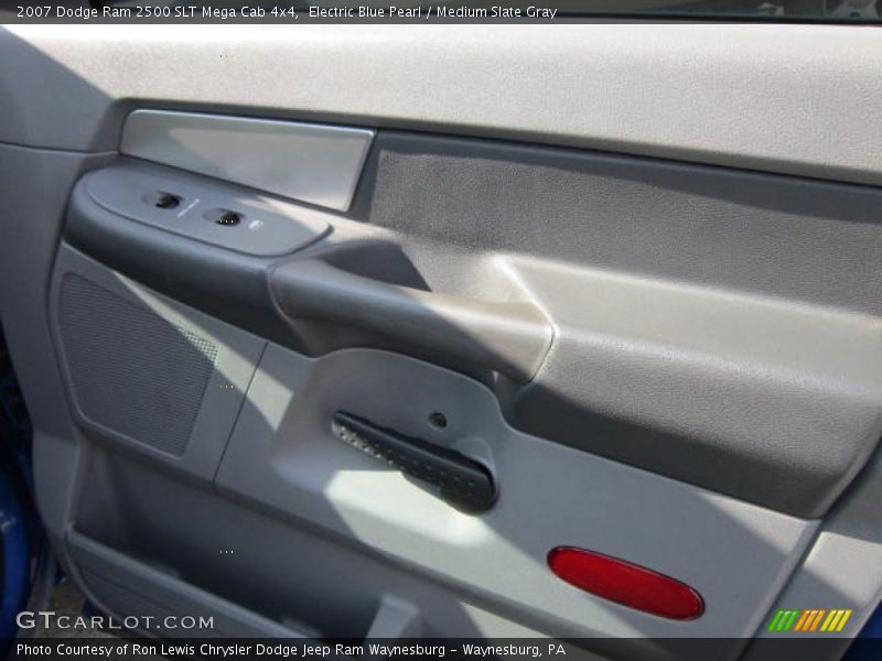 Electric Blue Pearl / Medium Slate Gray 2007 Dodge Ram 2500 SLT Mega Cab 4x4
