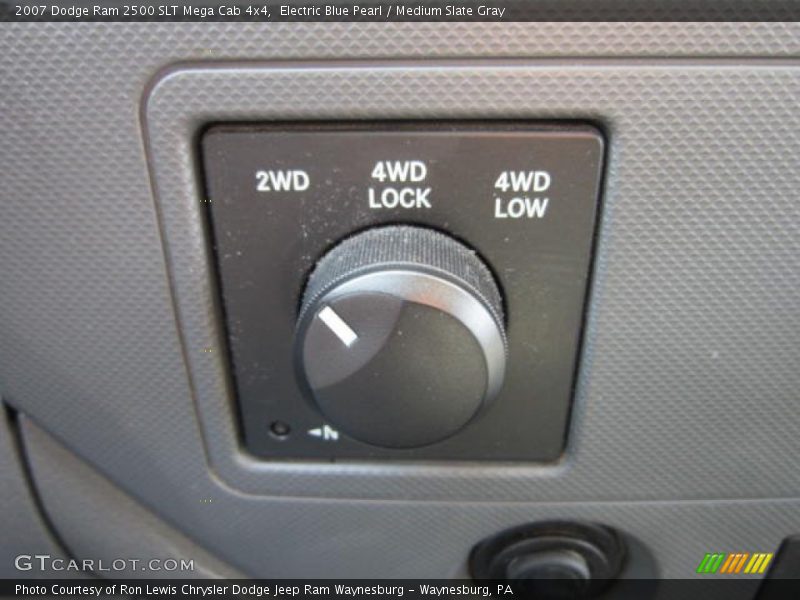 Electric Blue Pearl / Medium Slate Gray 2007 Dodge Ram 2500 SLT Mega Cab 4x4