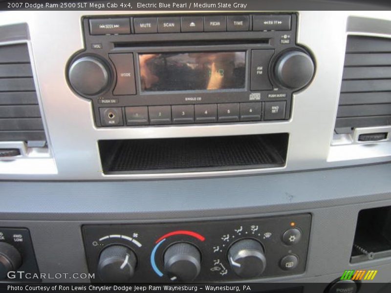Electric Blue Pearl / Medium Slate Gray 2007 Dodge Ram 2500 SLT Mega Cab 4x4