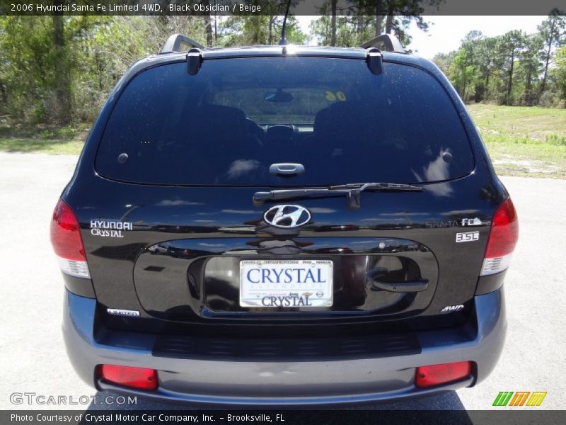 Black Obsidian / Beige 2006 Hyundai Santa Fe Limited 4WD